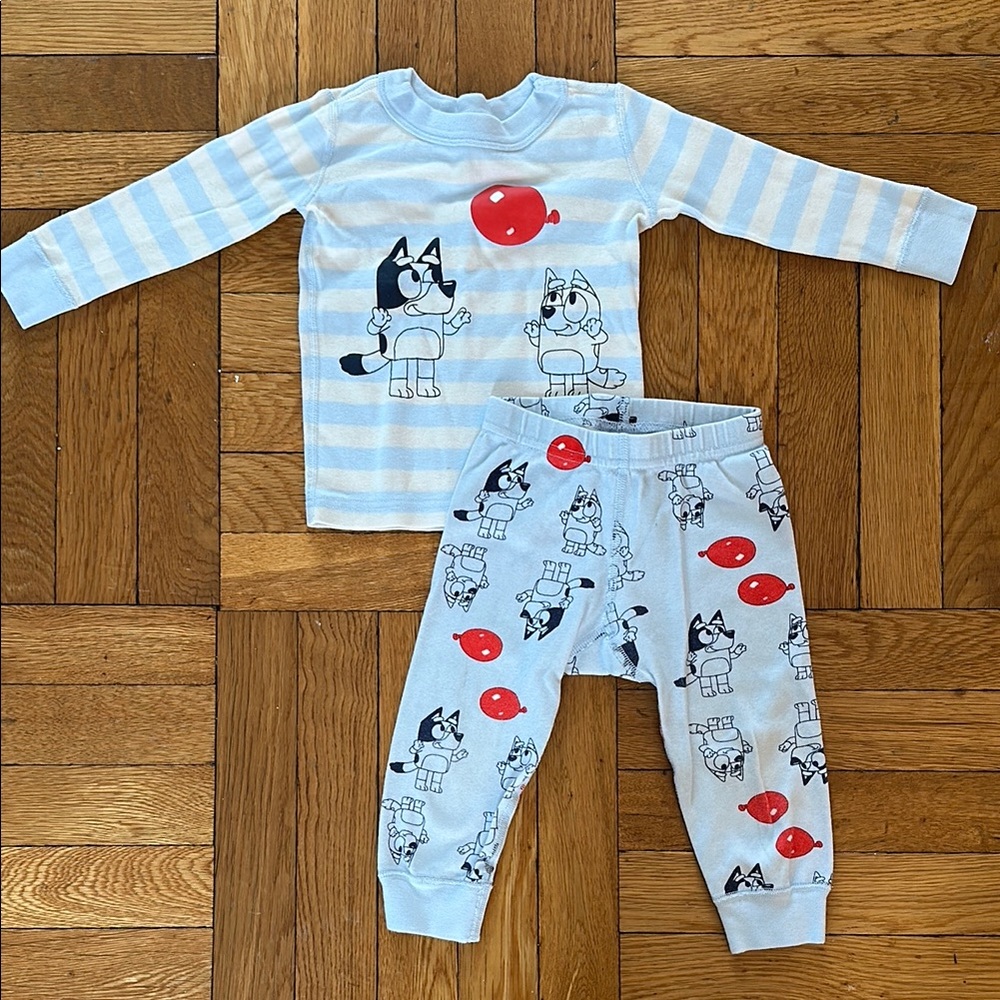 Hanna Andersson Bluey Kids Pajamas Set - 2T long sleeve and pants cotton